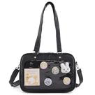 Bolsa de exibição de pinos TTCAYU Ita Bag kawaii com inserção de malha de pinos