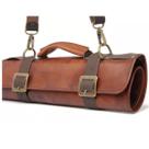 Bolsa De Facas Estojo Chef Churras Em Couro Legitimo Oferta