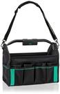 Bolsa de ferramentas Amazon Basics Lighted Tools 30 bolsos preta