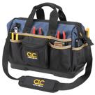 Bolsa de ferramentas Custom Leathercraft PB1563 16" com base moldada BigMouth Bolsa de ferramentas Custom Leathercraft PB1563 16" com base moldada BigMouth
