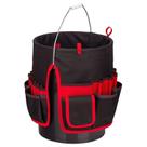 Bolsa de ferramentas de jardim Oxford Cloth Portable Storage preta Bolsa de ferramentas de jardim Oxford Cloth Portable Storage preta