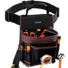 Bolsa de ferramentas DFMINZU Electricist 10 bolsos com suporte para martelo
