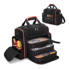 Bolsa de ferramentas para eletricista Oxford Cloth Crossbody Port Black