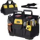 Bolsa de ferramentas TICONN Heavy Duty com vários bolsos, base moldada de 16 cm
