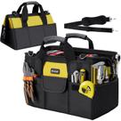 Bolsa de ferramentas TICONN Heavy Duty com vários bolsos, impermeável, amarela