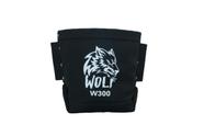 Bolsa de ferramentas WOLF Black Canvas Tunnel Belt Loop 5x10x9 cm