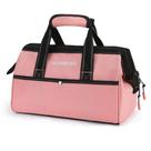 Bolsa de ferramentas WORKPRO de tecido rosa de 13 polegadas com bolsos
