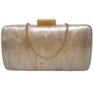 Bolsa de Festa Clutch Acrílico Perolada Cores Variadas