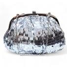 Bolsa de Festa Clutch Paetê Lantejoula Brilho Feminina Alça Corrente Opcional