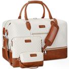 Bolsa de fim de semana ITIEZY Travel Duffel Carry On com compartimento para sapatos