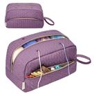 Bolsa de fios de crochê KarSyon 30x18x20cm Organizer Purple