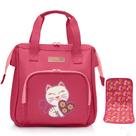 Bolsa de fraldas Baby Doll HappyVK com trocador de bonecas para meninas