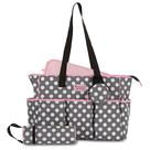 Bolsa de fraldas Cudlie Tote Minnie Mouse com estampa de bolinhas grande