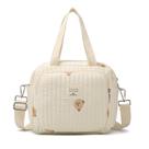 Bolsa de fraldas Fwkekye Mini Tote 24x14x24cm 7 bolsos em branco