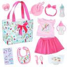 Bolsa de fraldas para bonecas Ecore Fun com roupas e acessórios