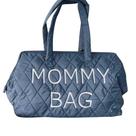 Bolsa de Fraldas SlyTesha Oversized - Tote Azul para Mamães