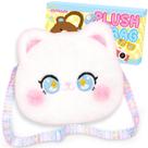 Bolsa de Gato de Pelúcia CatchCute para Crianças, Bolsa Transversal com Zíper Bolsa de Gato de Pelúcia CatchCute para Crianças, Bolsa Transversal com Zíper