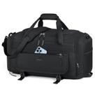 Bolsa de ginástica IGOLUMON 55L impermeável, mochila esportiva preta