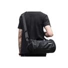 Bolsa de ginástica SYCNB pequena preta impermeável de nylon para homens e mulheres