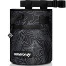 Bolsa de giz SURVIVOR para escalada, pedregulho e levantamento de peso