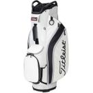 Bolsa de golfe Titleist Cart 14 Lightweight branca, preta e cinza Bolsa de golfe Titleist Cart 14 Lightweight branca, preta e cinza