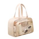 Bolsa de higiene de viagem DAPOWER impermeável à prova de areia (bege)