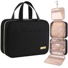 Bolsa de Higiene de Viagem HOTOR Impermeável com Gancho - Preta
