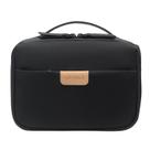 Bolsa de higiene de viagem LEVEL8 repelente de água com divisória preta Bolsa de higiene de viagem LEVEL8 repelente de água com divisória preta