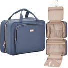 Bolsa de higiene de viagem NISHEL de grande capacidade para mulheres azul