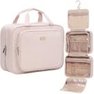 Bolsa de higiene de viagem NISHEL para mulheres de grande capacidade rosa
