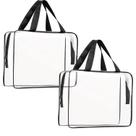 Bolsa de higiene de viagem ROYBENS Crystal Clear PVC impermeável