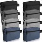 Bolsa de higiene de viagem Sanwuta Waterproof Grooming, 8 peças para homens