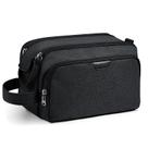 Bolsa de higiene de viagem Vorspack para homens, resistente à água, preta Bolsa de higiene de viagem Vorspack para homens, resistente à água, preta