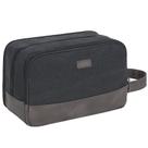 Bolsa de higiene de viagem WANDF ultrafina resistente à água preta Bolsa de higiene de viagem WANDF ultrafina resistente à água preta