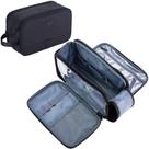 Bolsa de higiene de viagem ZEEMO Extra Large Resistente à Água Preta