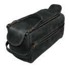 Bolsa de higiene Hide & Drink com alças de couro integral Bolsa de higiene Hide & Drink com alças de couro integral