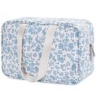 Bolsa de higiene Narwey em tamanho real para mulheres com estampa floral