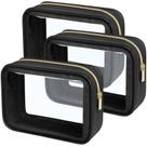 Bolsa de higiene PACKISM TSA aprovada pela TSA, pacote com 3 pacotes, upgrade, preta
