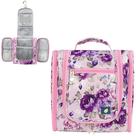 Bolsa de higiene PAVILIA Travel Organizer, resistente à água, rosa