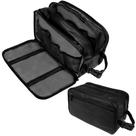 Bolsa de higiene PAVILIA Travel resistente à água Dopp Kit preta XL