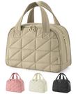 Bolsa de higiene pessoal BAGSMART Travel Large Wide-open com alça Camel