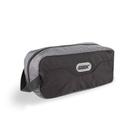 Bolsa de higiene pessoal de viagem GOX Dopp Kit Case Masculina preta/cinza