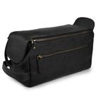 Bolsa de higiene pessoal de viagem LEATHER VILLAGE Premium Leather Black Bolsa de higiene pessoal de viagem LEATHER VILLAGE Premium Leather Black