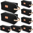 Bolsa de higiene pessoal de viagem Paterr, 8 peças, bolsas de presente Groomsmen para homens