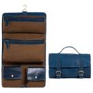 Bolsa de higiene pessoal KoMalc Premium Buffalo Leather Roll Ink Blue Bolsa de higiene pessoal KoMalc Premium Buffalo Leather Roll Ink Blue