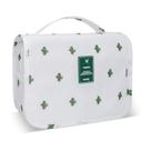 Bolsa de higiene pessoal Lcsmaokin de grande capacidade impermeável para viagem branca