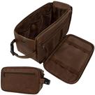Bolsa de higiene pessoal PAVILIA Travel Essentials Shaving Dopp Kit Masculina