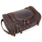 Bolsa de higiene Polare Kit de barbear de couro de grão integral Dopp Kit Bolsa de higiene Polare Kit de barbear de couro de grão integral Dopp Kit