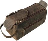 Bolsa de higiene RUSTIC TOWN Buffalo Leather Vintage Waterproof