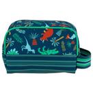 Bolsa de higiene Stephen Joseph Kids Dino impermeável de poliéster Bolsa de higiene Stephen Joseph Kids Dino impermeável de poliéster